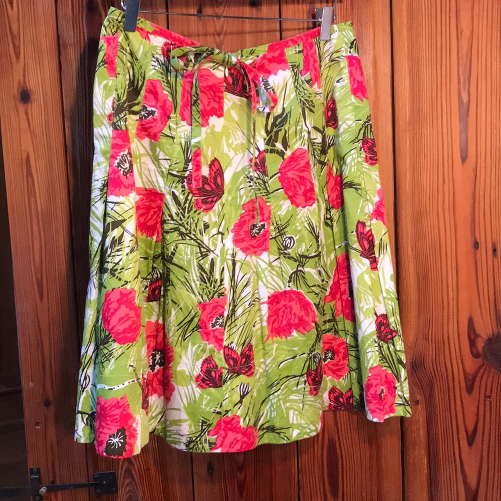 Floral Printed Skirt - Talbots